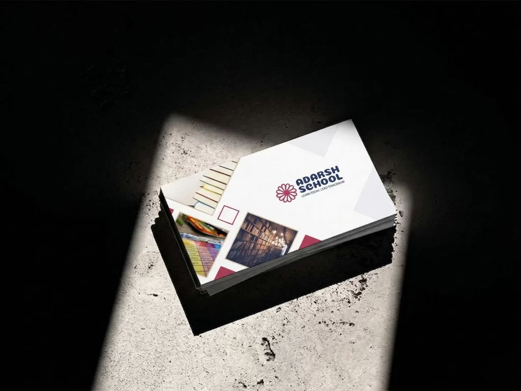 visiting card graphic