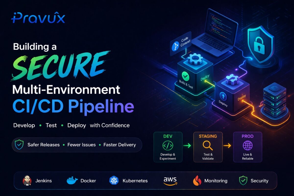 Building a Secure Multi-Environment CI/CD Pipeline | Pravux